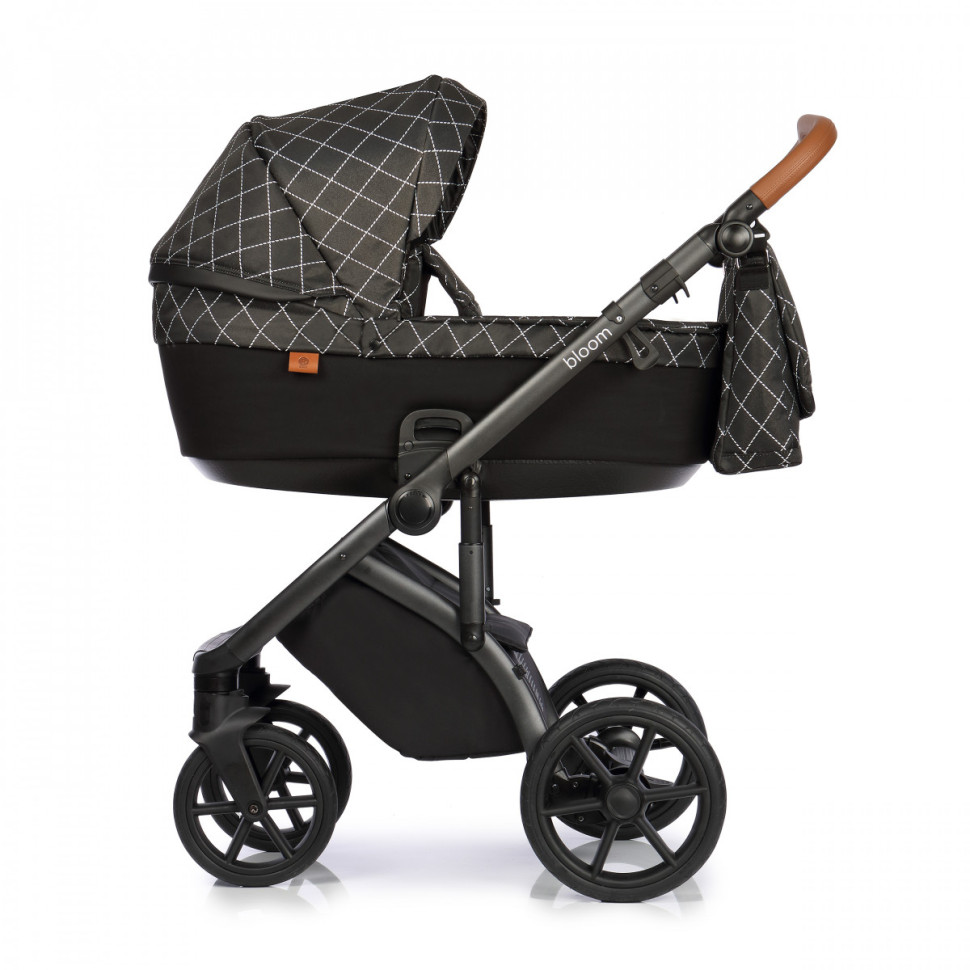 Коляска універсальна 2 в 1 Roan Bloom 9023-RB-24 Matrix, чорний