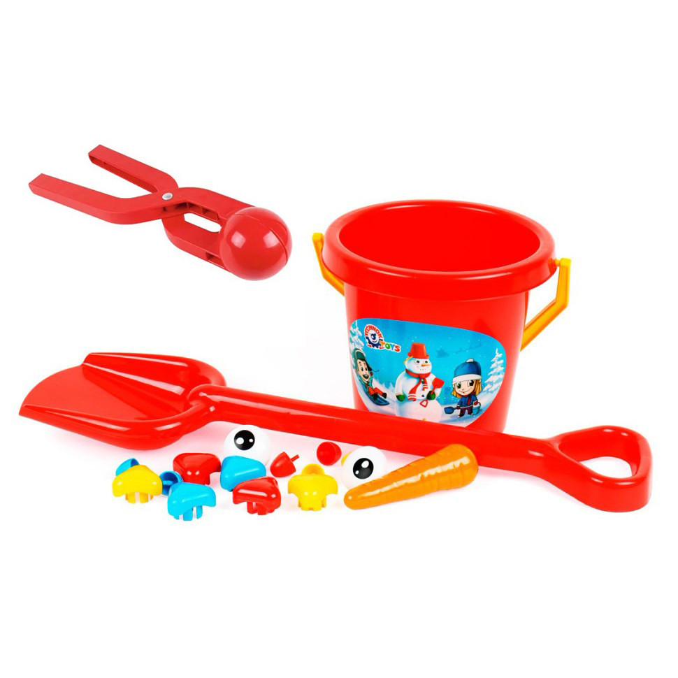 Игрушка «Набор для снеговика» ТехноК 7730TXK(Red) со снежколепом