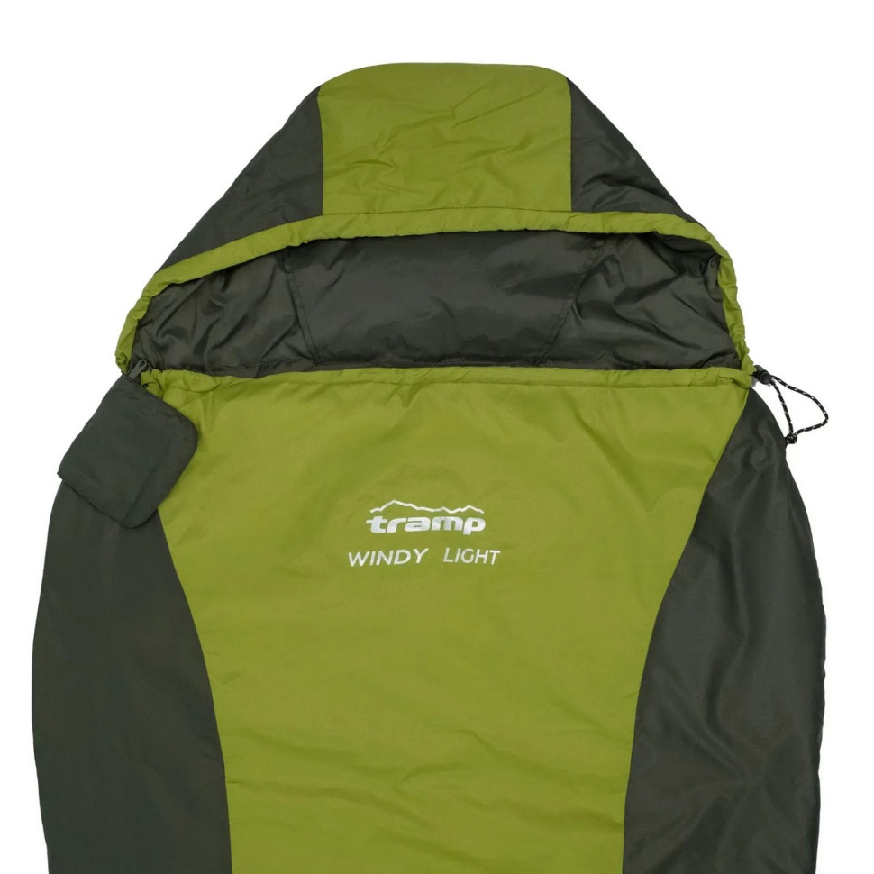 Спальный мешок Windy Light 220/80-55 UTRS-055 Tramp UTRS-055-olive-R