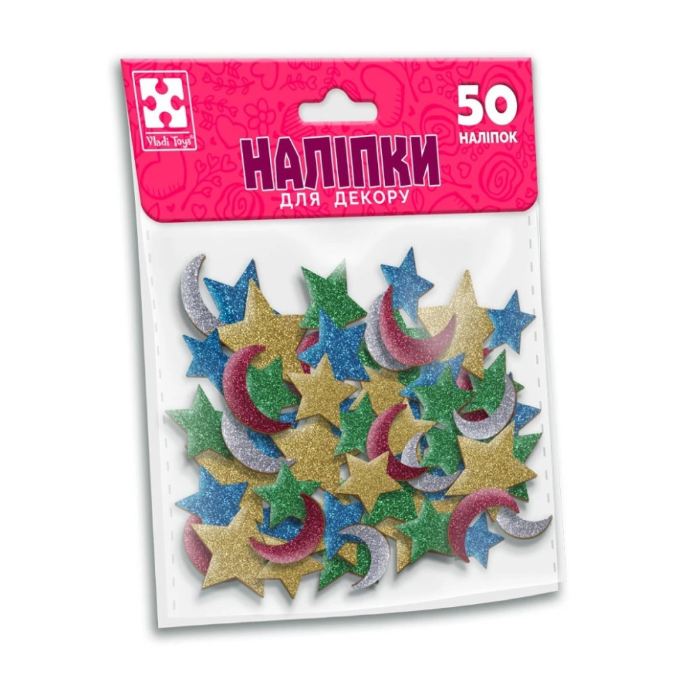 Детский набор мягких наклеек 