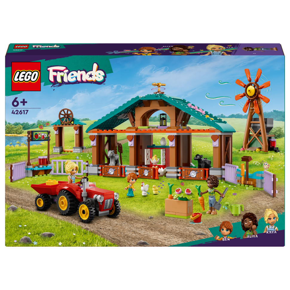 Конструктор Приют для сельскохозяйственных животных LEGO Friends 42617, 489 деталей 