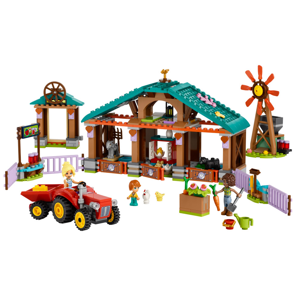Конструктор Приют для сельскохозяйственных животных LEGO Friends 42617, 489 деталей 