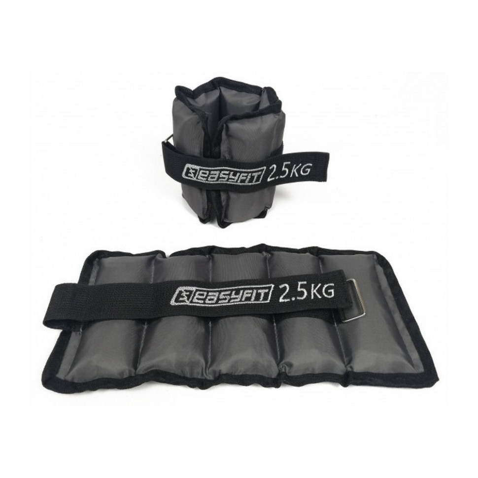 Утяжелители для ног и рук с металлом Metal EasyFit EF-AWTМ-250, 2,5 кг (пара)