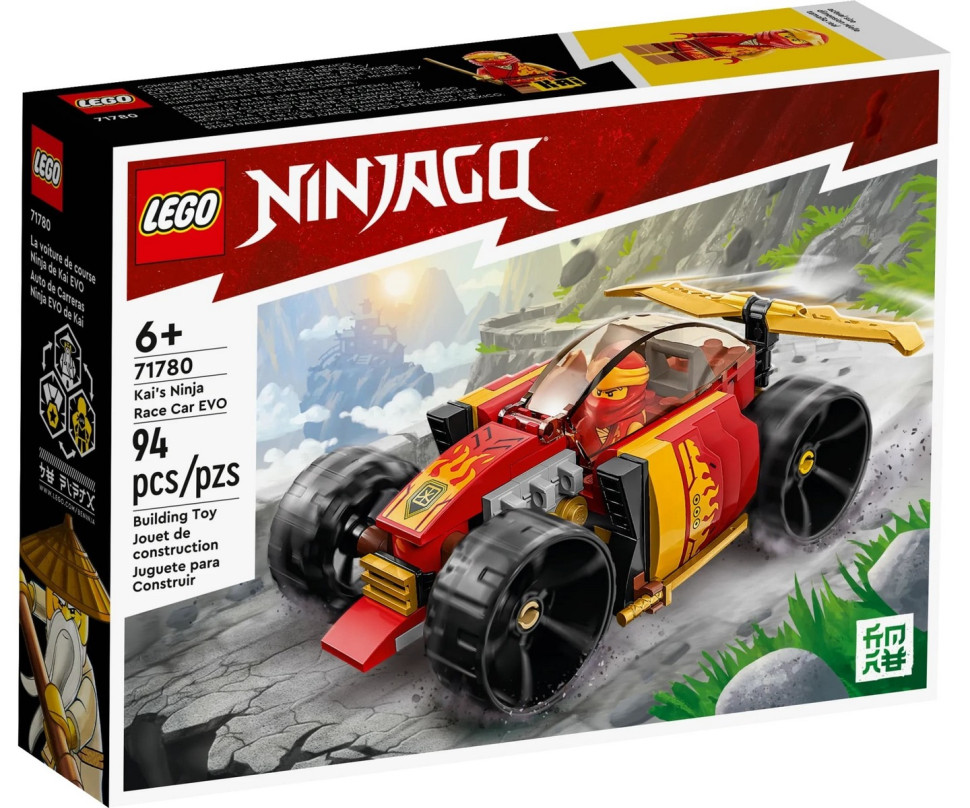Конструктор LEGO Ninjago Гоночний автомобіль ніндзя Кая EVO 71780