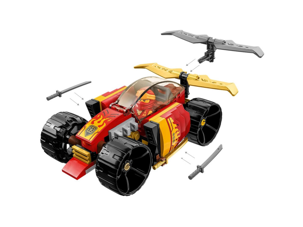 Конструктор LEGO Ninjago Гоночний автомобіль ніндзя Кая EVO 71780