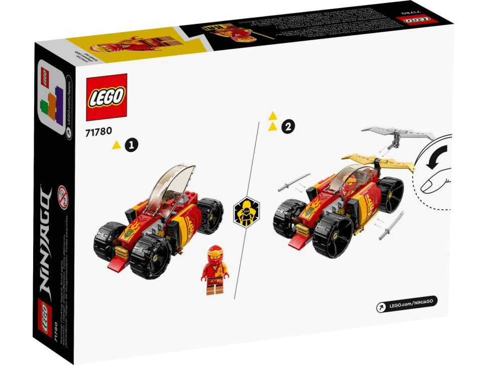 Конструктор LEGO Ninjago Гоночний автомобіль ніндзя Кая EVO 71780