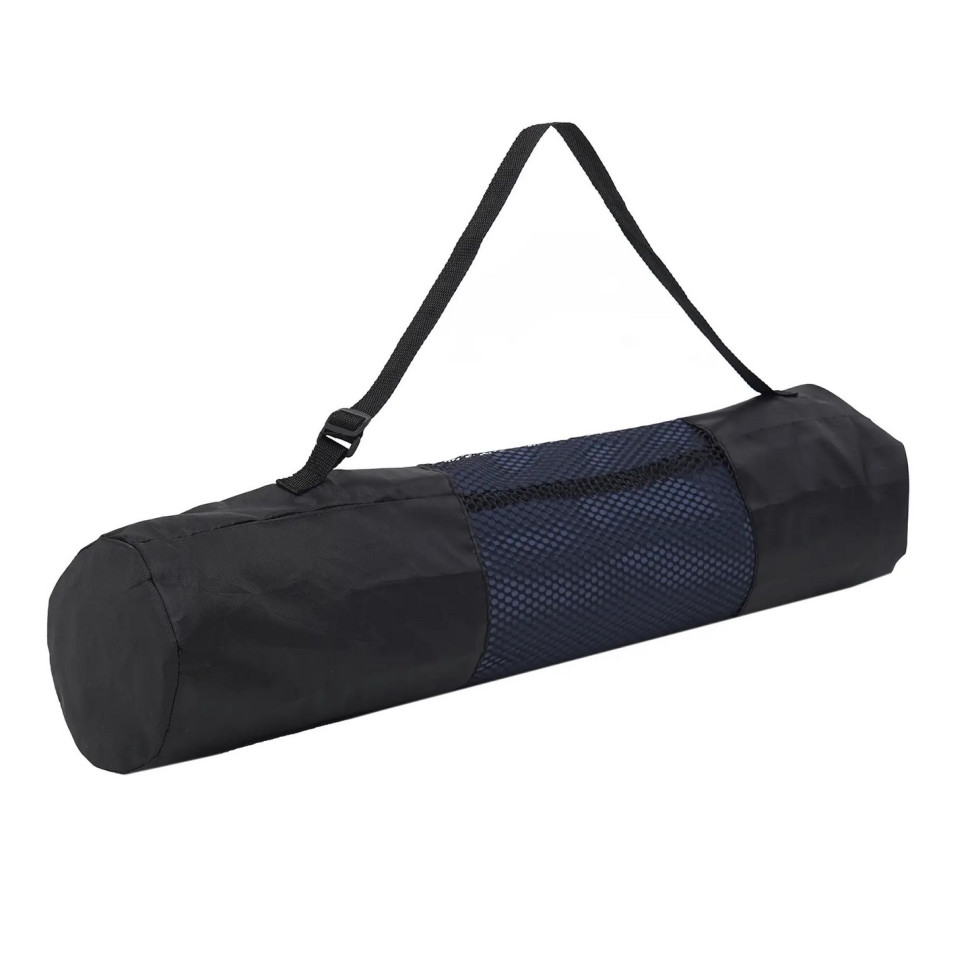 Коврик (мат) спортивный для йоги и фитнеса SportVida SV-EZ0058 TPE 183 x 61 x 0.6 см, Blue/Sky Blue