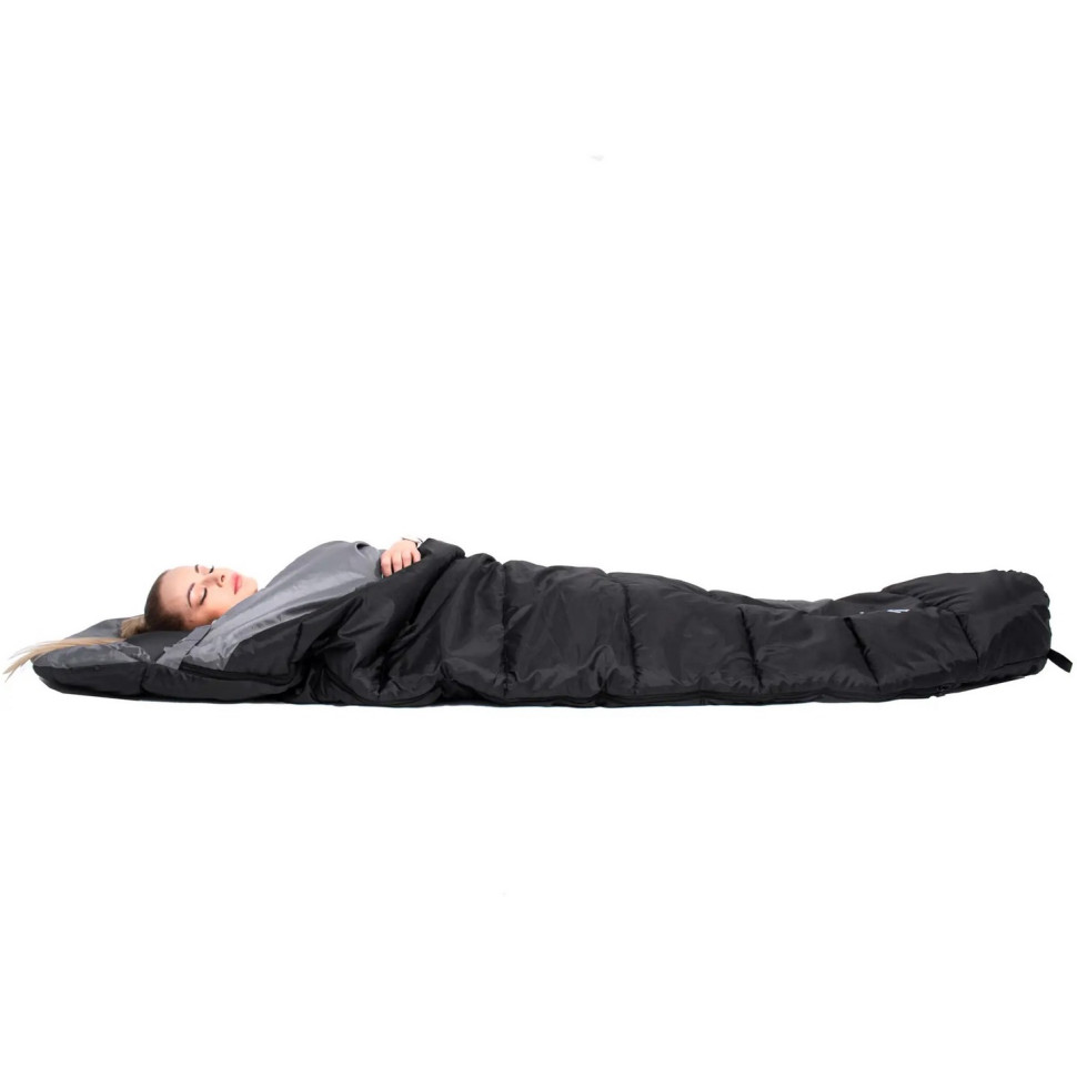 Спальний мішок (спальник) Springos CS0046 Black/Grey