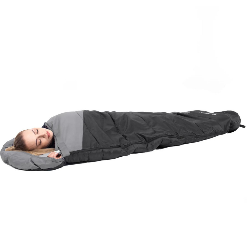 Спальний мішок (спальник) Springos CS0046 Black/Grey