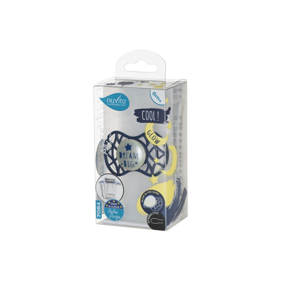 Пустушка Nuvita 7085 Air55 Cool симетрична 6m+ 