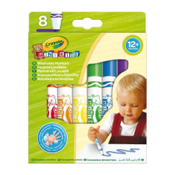 Мои первые фломастеры Mini Kids Crayola 8324 washable 8 шт Мои первые фломастеры Mini Kids Crayola 8324 washable 8 шт