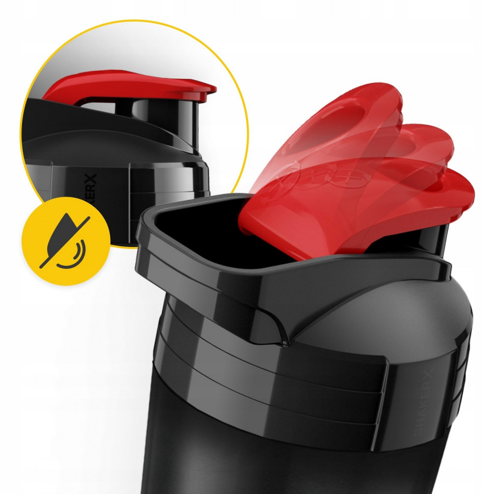 Шейкер спортивный Ultra 4FIZJO P-5905973407106 Black/Red 700 мл
