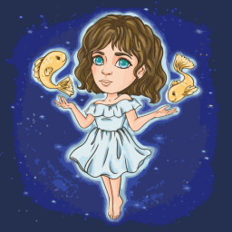 Картина по номерам "Знаки зодиака. Рыбы" ©VIKTORIA.GRO.ART Art Craft 10099-AC 40х40 см