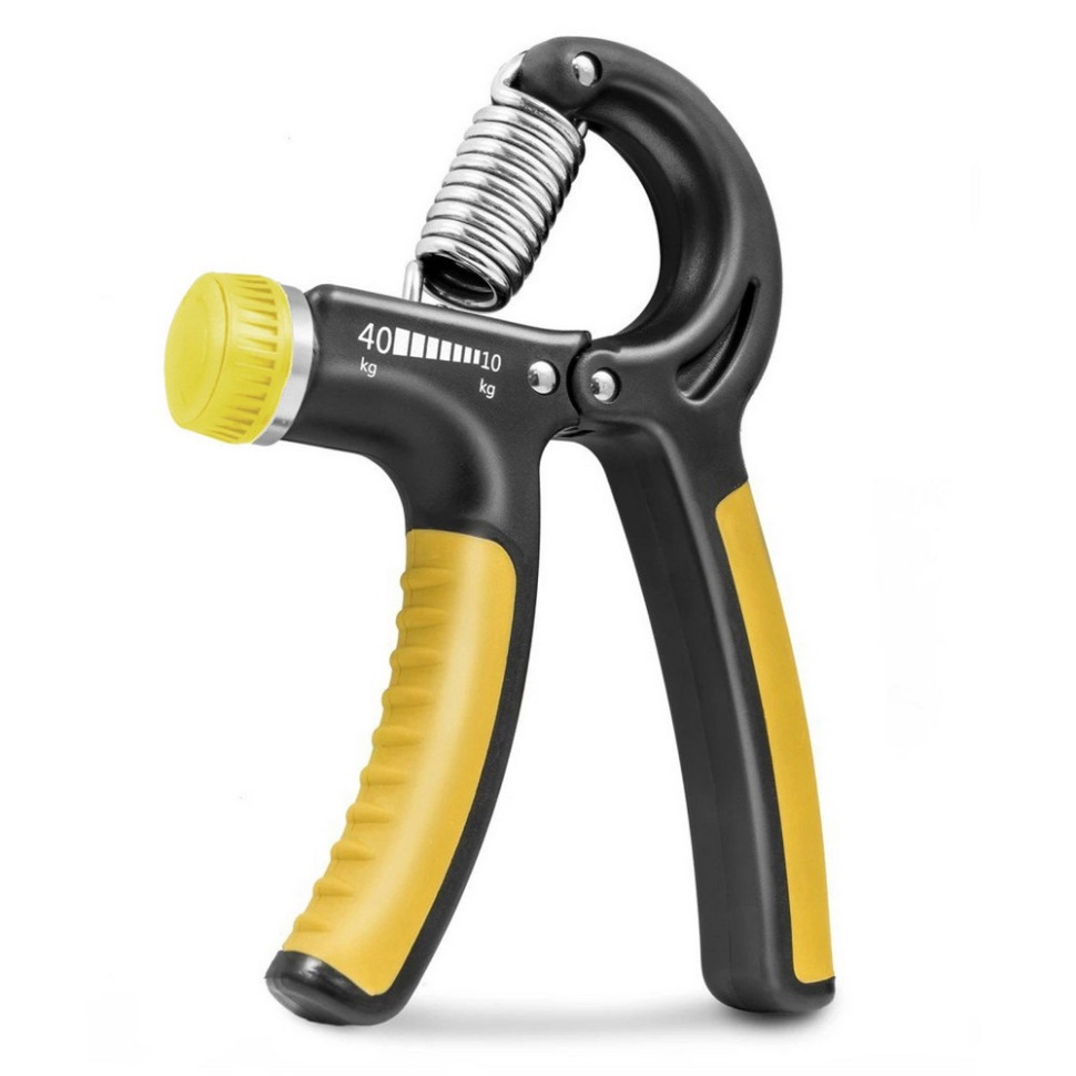 Эспандер кистевой с регулируемой нагрузкой Strength Grip PowerPlay PP_4323_Bl/Yellow 10-40 кг