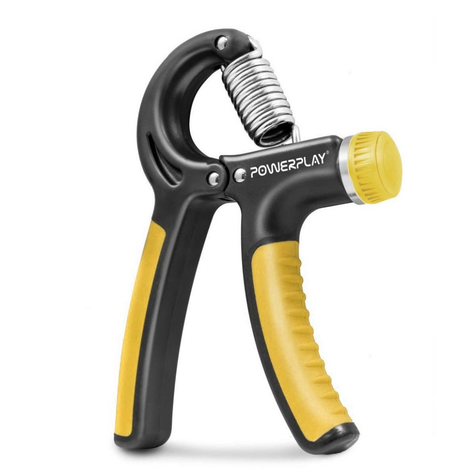 Эспандер кистевой с регулируемой нагрузкой Strength Grip PowerPlay PP_4323_Bl/Yellow 10-40 кг
