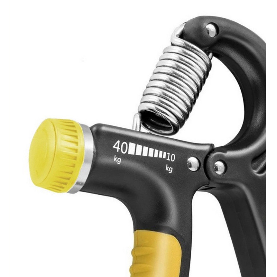 Эспандер кистевой с регулируемой нагрузкой Strength Grip PowerPlay PP_4323_Bl/Yellow 10-40 кг