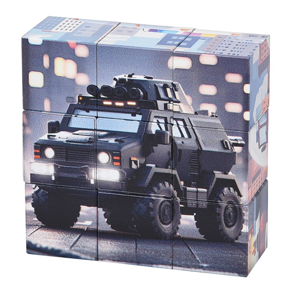 Детский магнитный кубик-пазл