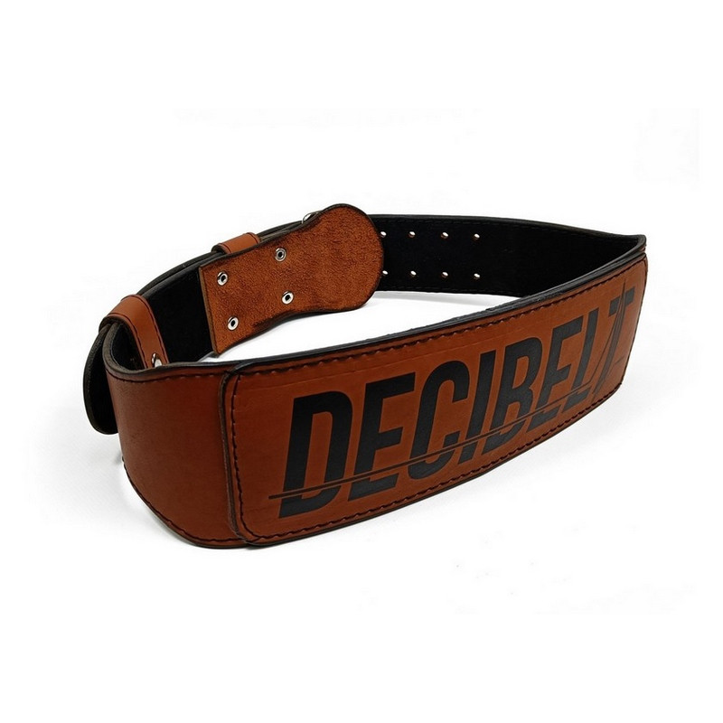 Пояс атлетический DeciBelt EasyFit EF-BRXS, коричневый, размер XS