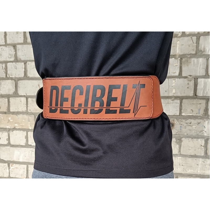 Пояс атлетический DeciBelt EasyFit EF-BRXS, коричневый, размер XS