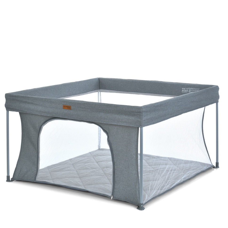 Детский манеж SWIFT 4 El Camino ME 1196 Dark Gray, до 15 кг