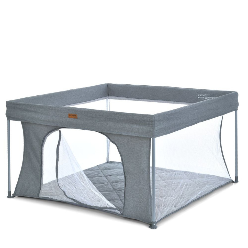 Детский манеж SWIFT 4 El Camino ME 1196 Dark Gray, до 15 кг