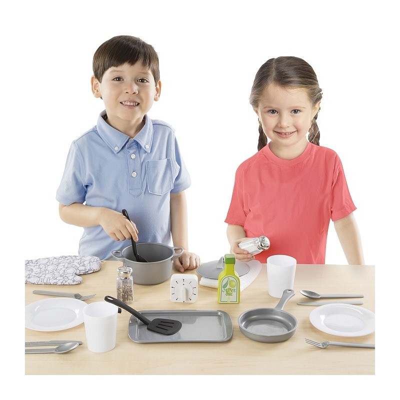Детский набор кухонных принадлежностей Melissa&Doug MD19304, 22 предмета