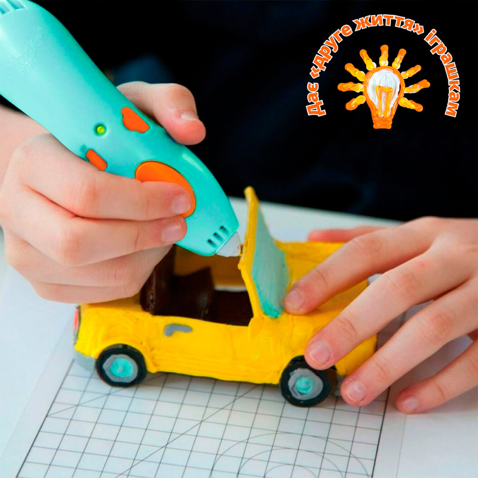Набор стержней для 3D-ручки Микс 3Doodler Start 3DS-ECO-MIX4-75 зеленый, желтый, розовый