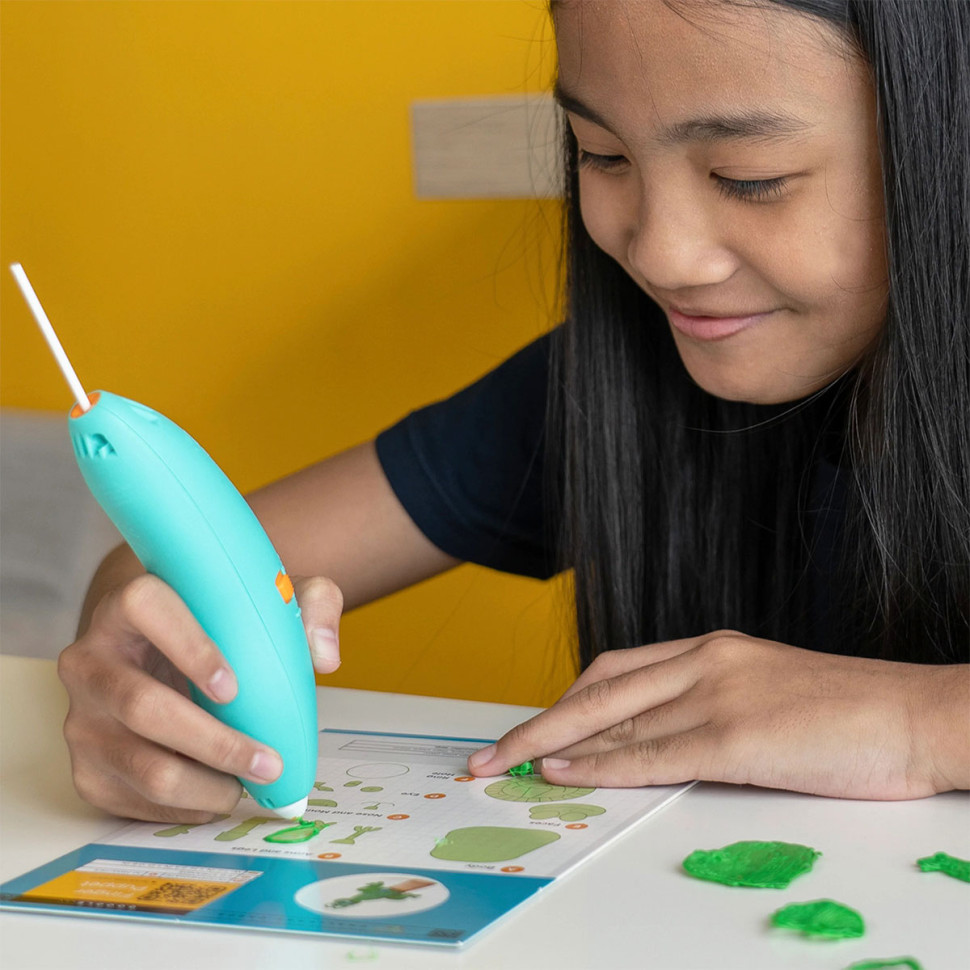 Набор стержней для 3D-ручки Микс 3Doodler Start 3DS-ECO-MIX4-75 зеленый, желтый, розовый