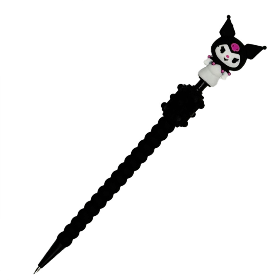 Карандаш механический с фигуркой Kuromi Bambi 9626(Black) 0,5 мм