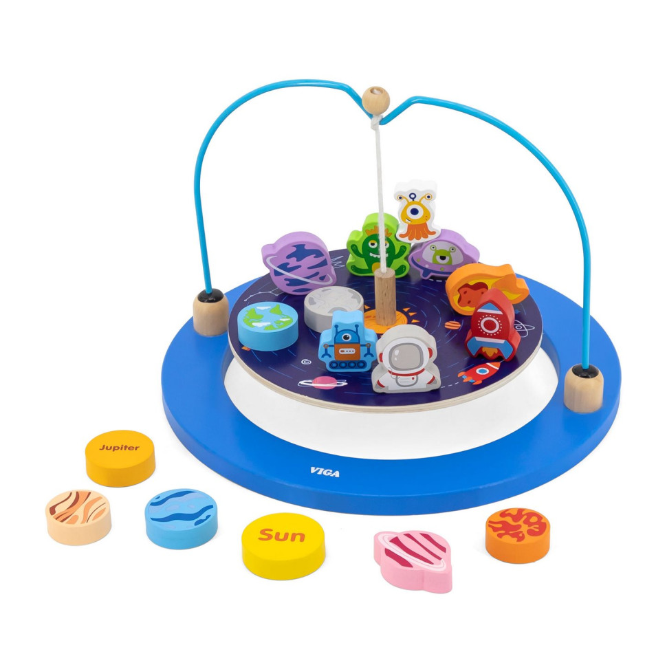 Деревянная развивающая игрушка Космос Viga Toys 44580 игра-баланс