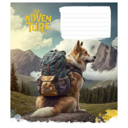 Тетрадь ученическая "Best adventure" Школярик 012-3285L-3 в линию, 12 листов