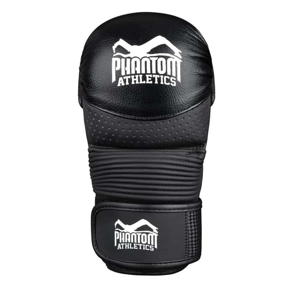 Перчатки ММА RIOT Pro Phantom PHMMAG2531-SM Black S/M (капа в подарок)