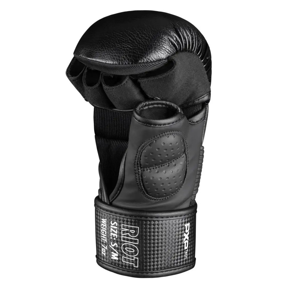Перчатки ММА RIOT Pro Phantom PHMMAG2531-SM Black S/M (капа в подарок)