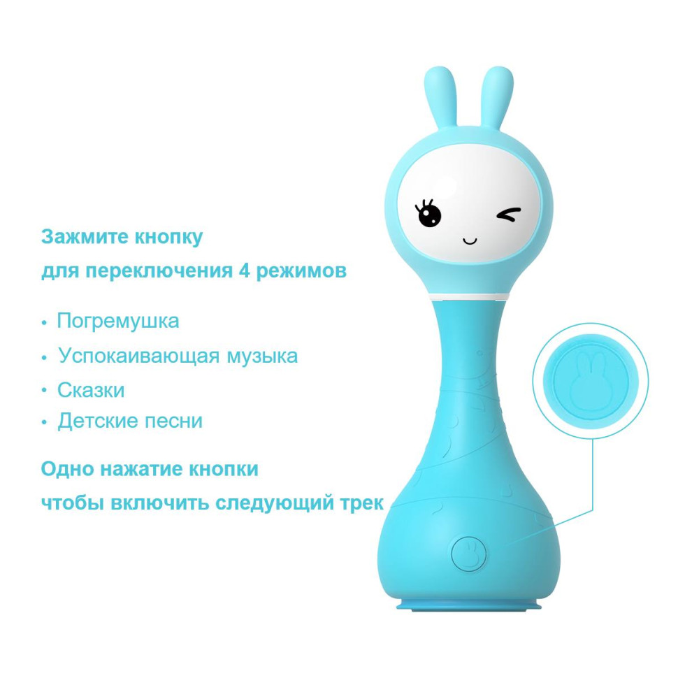 Інтерактивна іграшка Smarty Зайчик Alilo R1(Blue) Синій