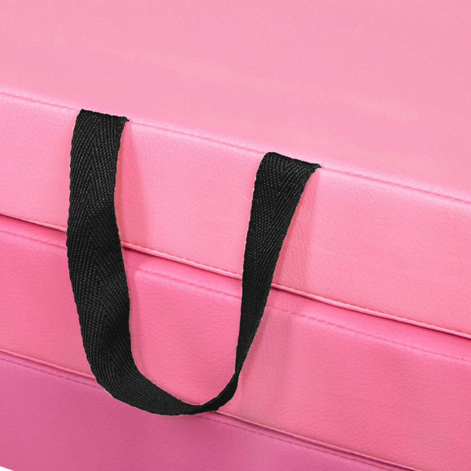 Мат гимнастический складной Springos FA0140 Pink 180x60x5.5 cм