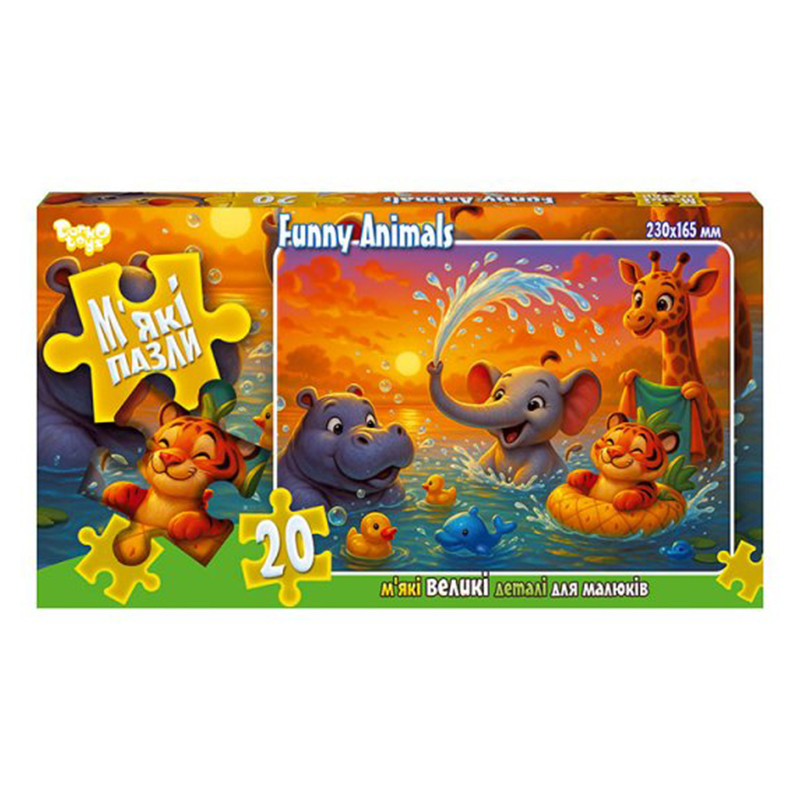 Детские мягкие пазлы 