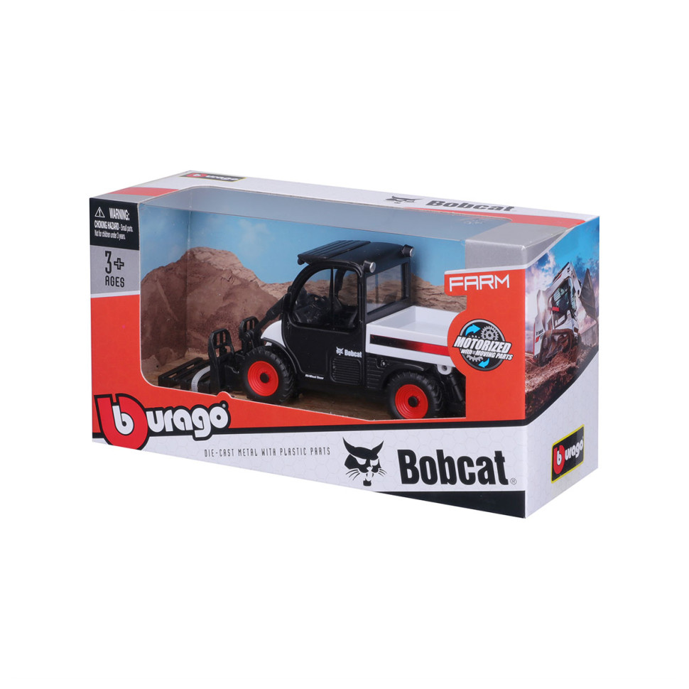 Детская автомодель Погрузчик Bobcat Toolcat 5600 Bburago 18-31806, 10 см