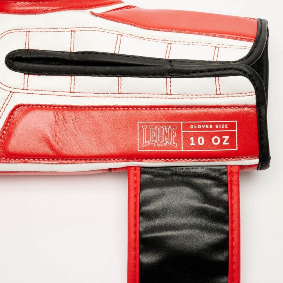 Боксерські рукавиці GN208 ICONIC Leone GN208_Red_16oz 16 унцій (бинти в комплекті)