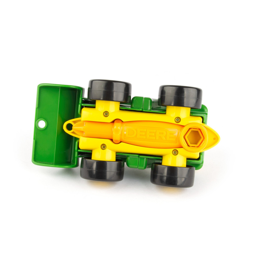 Ігровий набір-конструктор John Deere Kids 47210 Трактор із ковшем і причепом