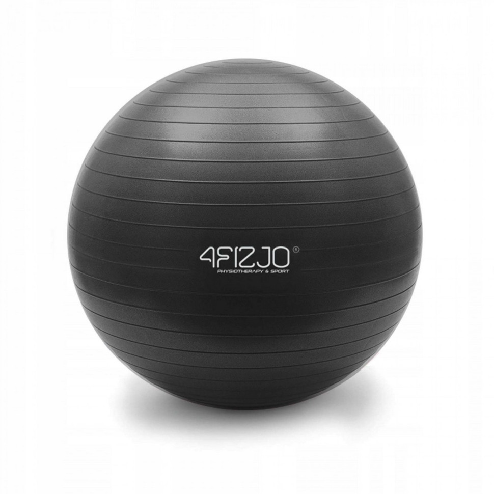 Фітбол 4FIZJO 4FJ0400, 65 см, Anti-Burst, Black