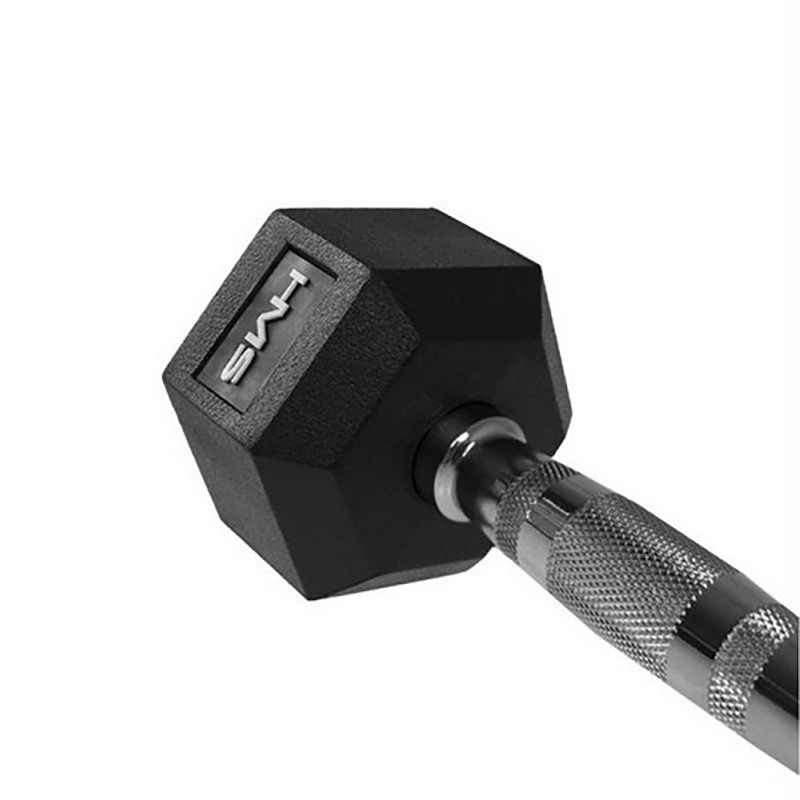 Гантель Hex pro HMS 5907695518030 сталь з гумовим покриттям 2 кг