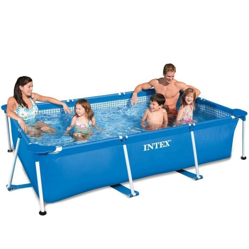 Бассейн каркасный прямоугольный Intex 28270, 220х150х60 см, 1662 л