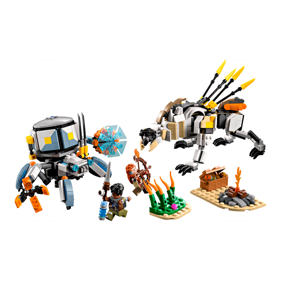 Конструктор Horizon Aloy и Varl против Shell-Walker и Sawtooth LEGO 77037, 768 деталей