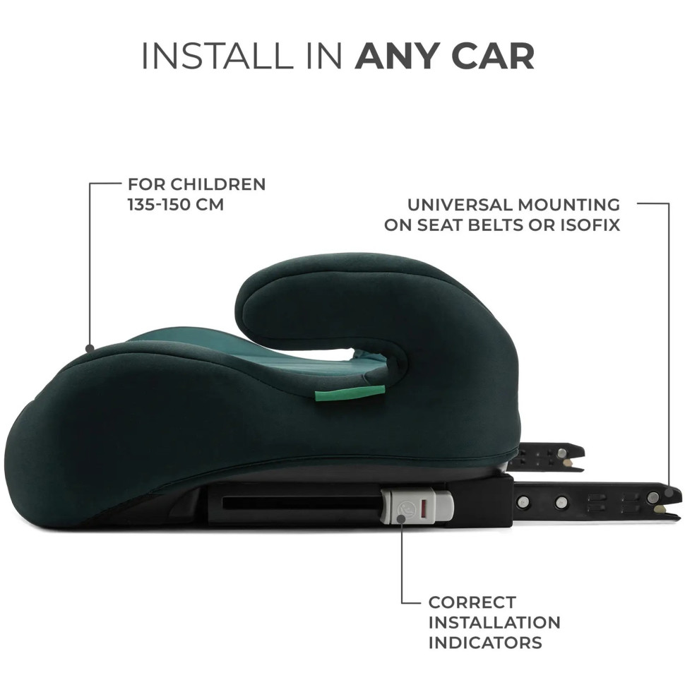 Дитяче автокрісло-бустер i-Boost Kinderkraft KCIBOO00GRE0000 Green