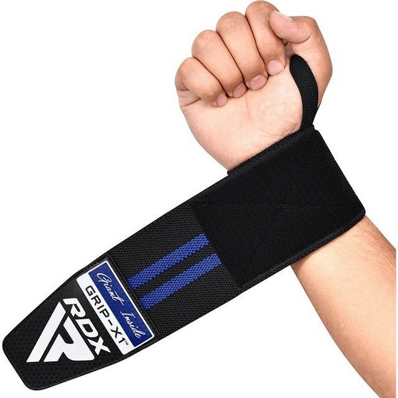Бинты для запястий (кистевые бинты) GYM WRIST WRAP R11 RDX Inc Limited WAH-WR11BU, BLACK/ BLUE