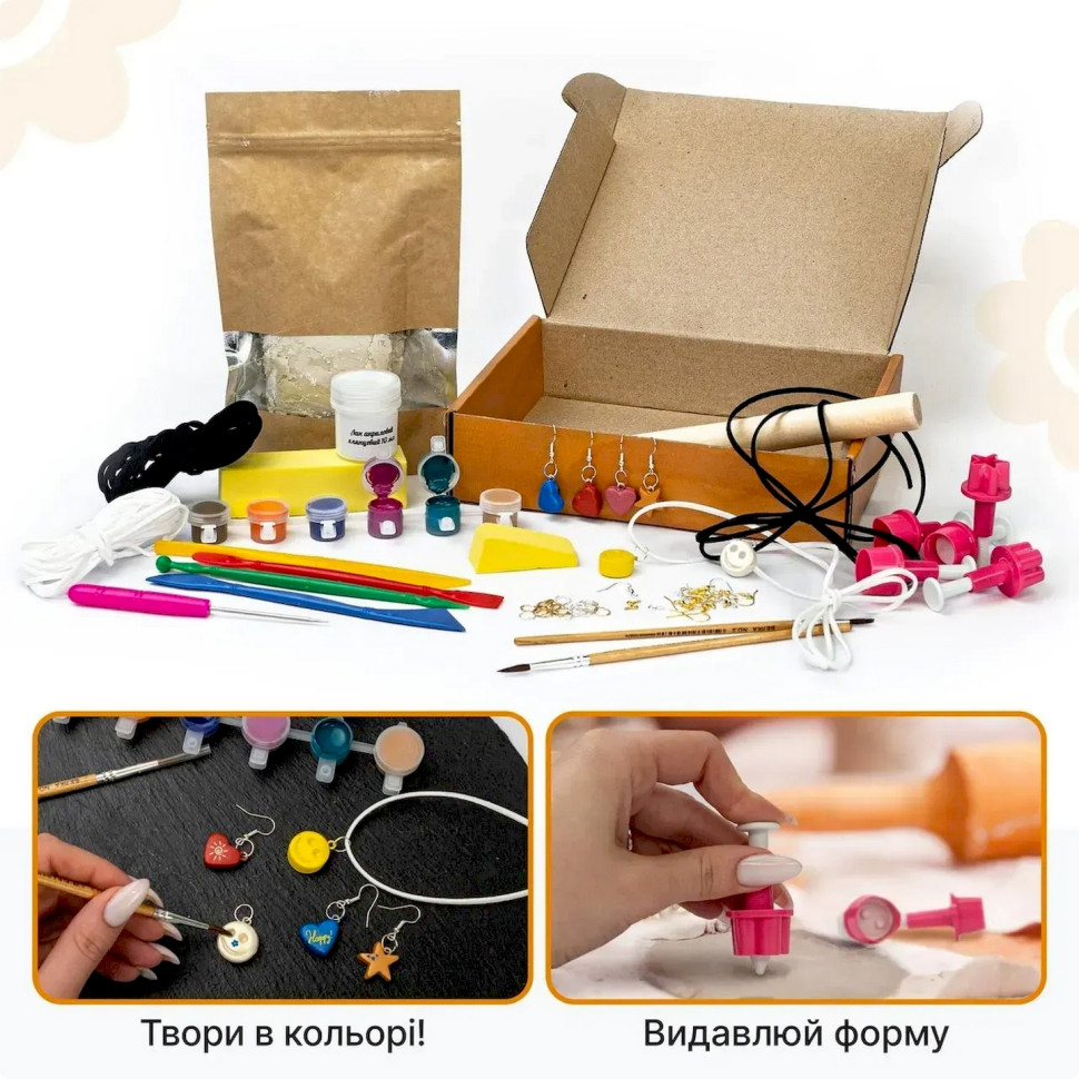 Набір для ліплення прикрас із пластичної глини Alexes GL-007 Базовий