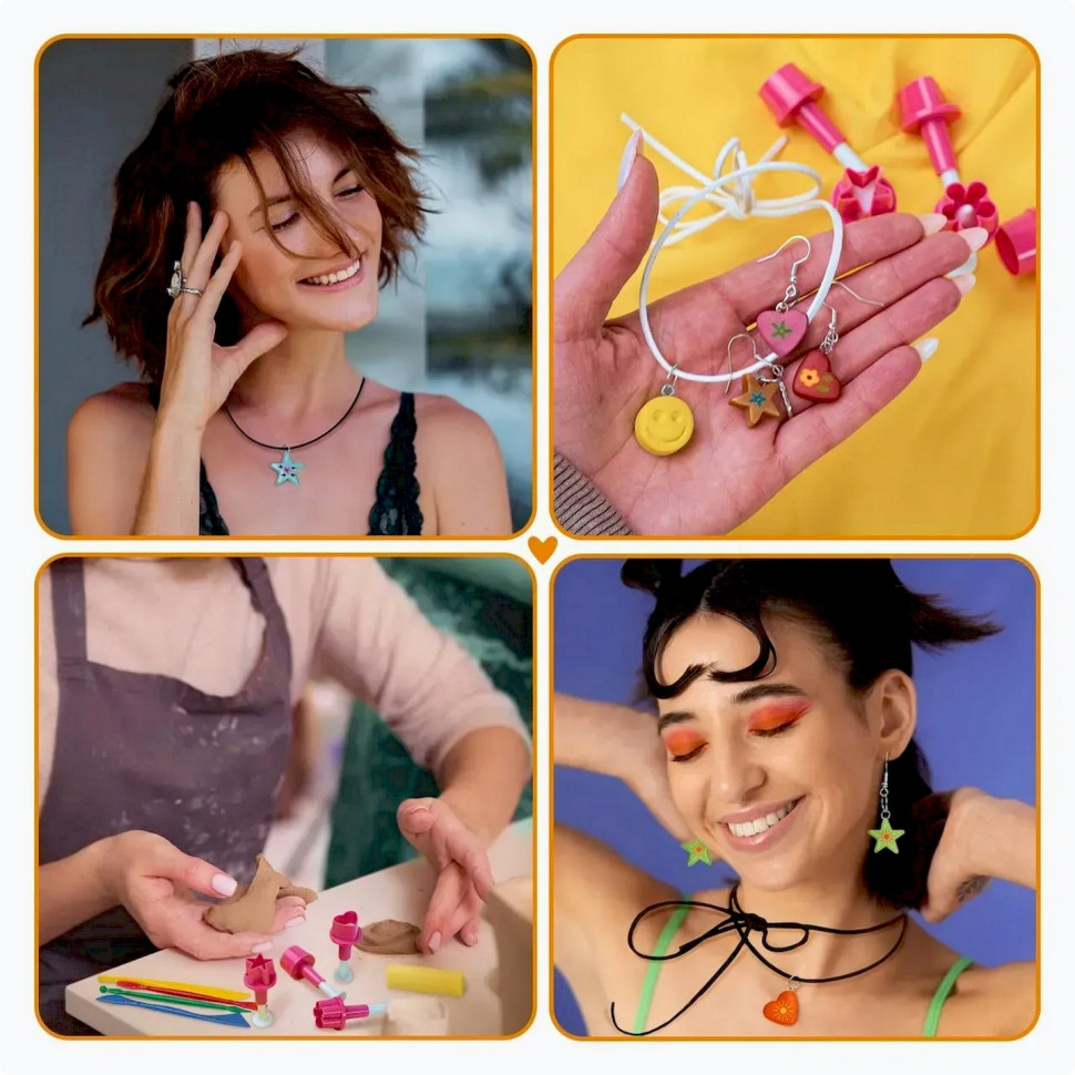 Набір для ліплення прикрас із пластичної глини Alexes GL-007 Базовий