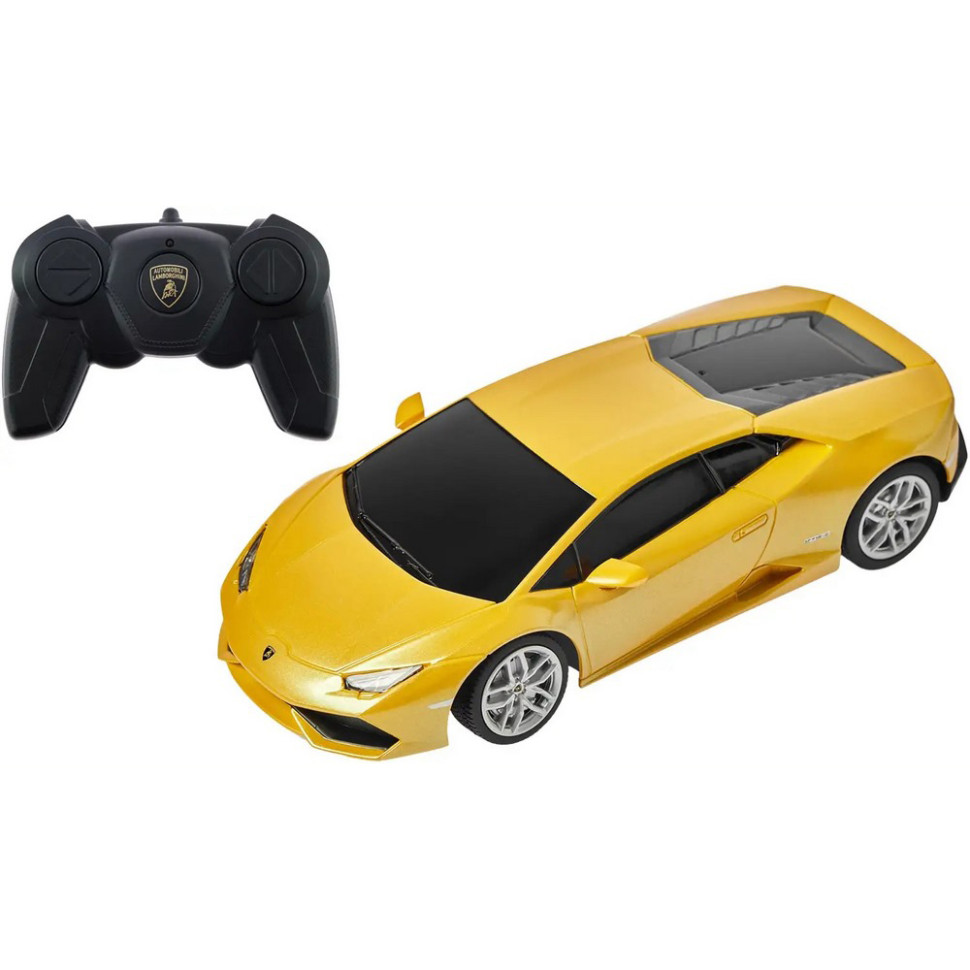 Машинка на радиоуправлении Lamborghini Huracan LP610-4 Rastar 71500 yellow 1:24 