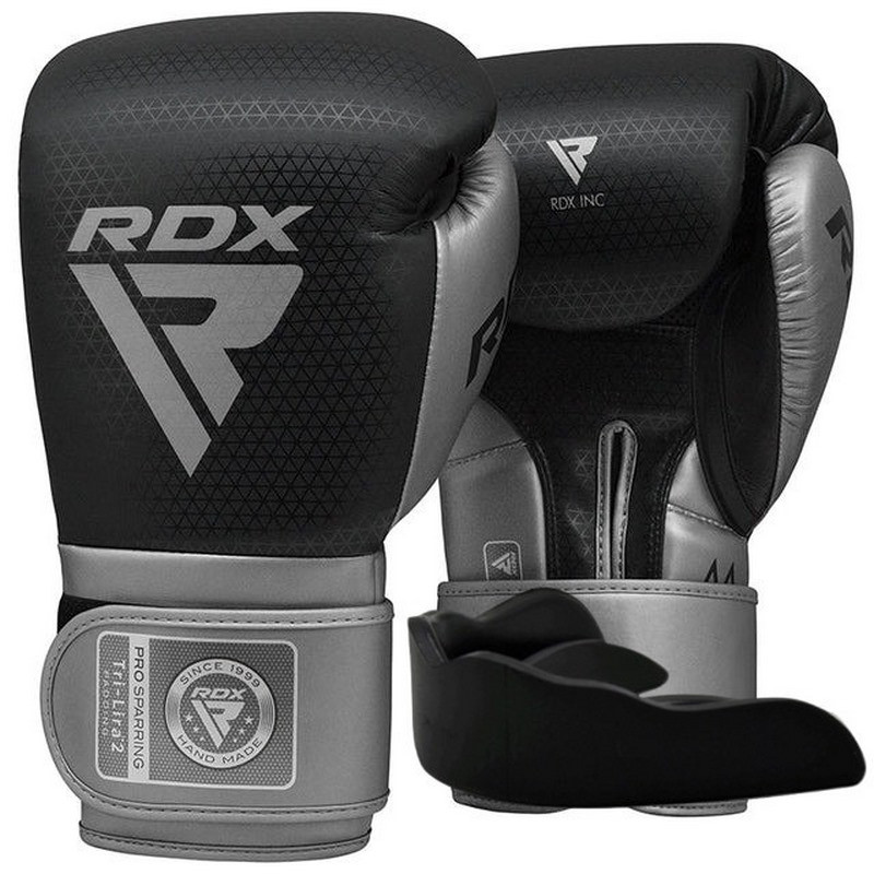 Боксерские перчатки Mark pro sparring tri lira 2 RDX Inc Limited BGM-PSTL2S-14OZ 14 унций (капа в комплекте)