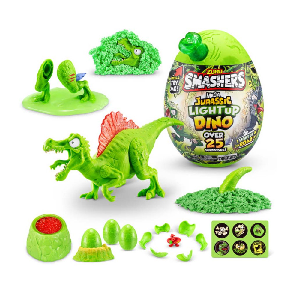 Дитяча іграшка Jurassic Спінозавр Smashers 74108A у наборі з аксесуарами